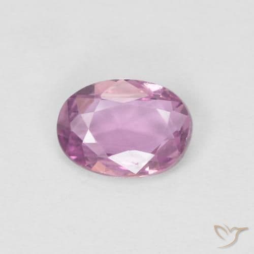 0.47ct Royal Purple Pink Sapphire, Oval Cut, 5.8x4.2 mm