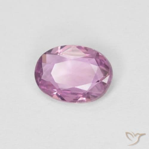0.47ct Royal Purple Pink Sapphire, Oval Cut, 5.8x4.2 mm