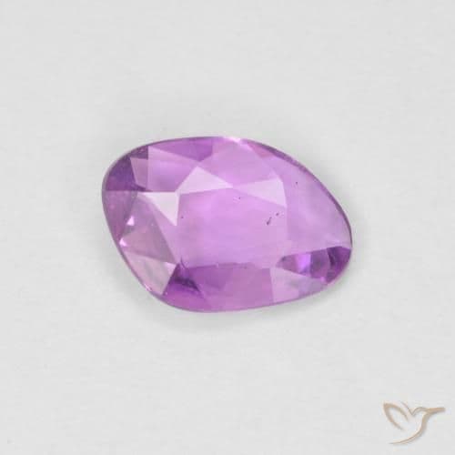 0.41ct Pinkish Violet Sapphire, Fancy Shape, 6.2x4.5 mm