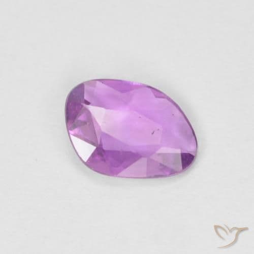 0.41ct Pinkish Violet Sapphire, Fancy Shape, 6.2x4.5 mm