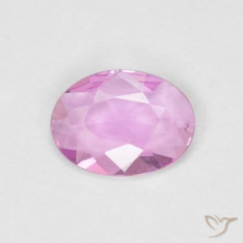 0.46ct Natural Purple-Pink Sapphire, Oval Cut, 6.5x4.8 mm