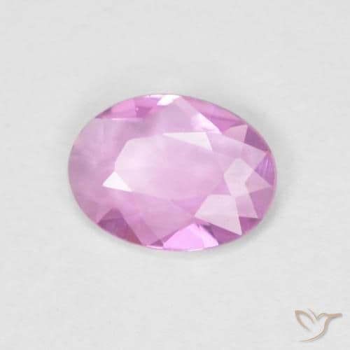 0.46ct Natural Purple-Pink Sapphire, Oval Cut, 6.5x4.8 mm