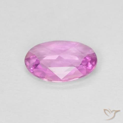 0.46ct Natural Purple-Pink Sapphire, Oval Cut, 6.5x4.8 mm