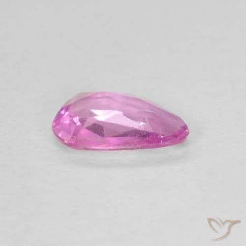 0.49ct Very Light Pink Sapphire, Pear Shape, 6.7x4.7 mm