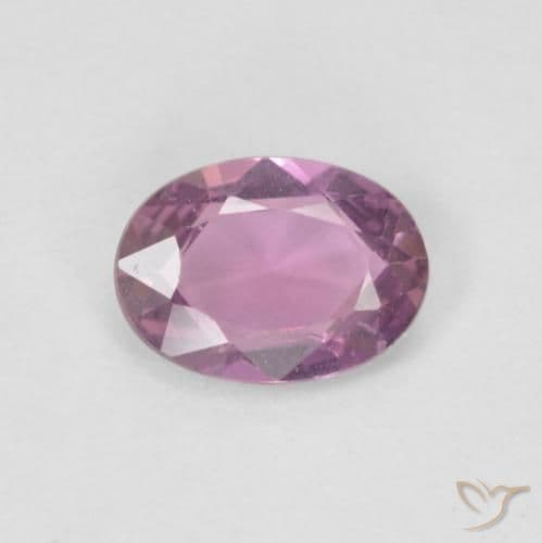 0.75ct Natural Purple Pink Sapphire, Oval Cut, 7x5 mm