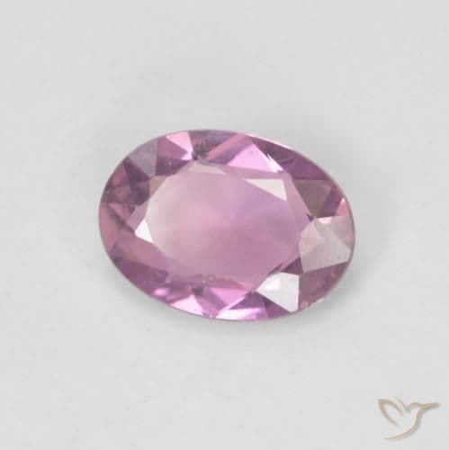 0.75ct Natural Purple Pink Sapphire, Oval Cut, 7x5 mm