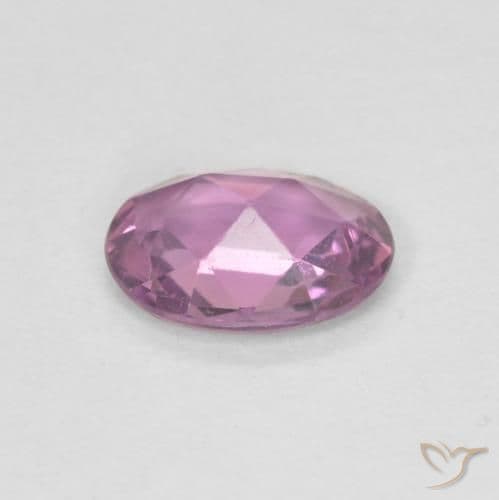 0.75ct Natural Purple Pink Sapphire, Oval Cut, 7x5 mm
