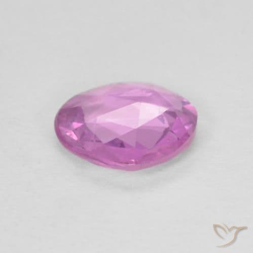 0.80ct Light Royal Purple Pink Sapphire, Fancy Shape, 6.8x6.3 mm