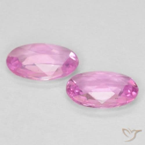 0.66ct Natural Hot Pink Sapphire, Oval Cut, 5.9x3.9 mm
