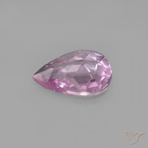 0.40ct Natural Cherry Pink Sapphire, Pear Shape, 5.9x4.8 mm