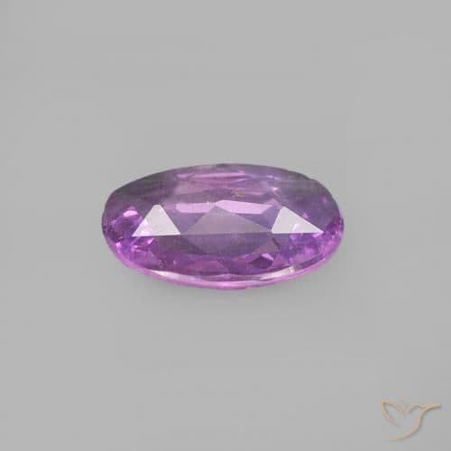 0.47ct Natural Pinkish Violet Sapphire, Oval Cut, 6.7x4.9 mm