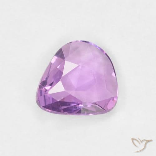 0.46ct Medium Pinkish Purple Sapphire, Fancy Shape, 5.8x5.7 mm
