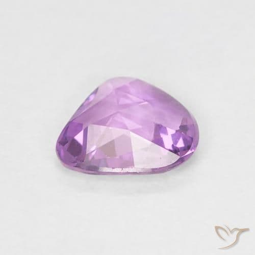 0.46ct Medium Pinkish Purple Sapphire, Fancy Shape, 5.8x5.7 mm