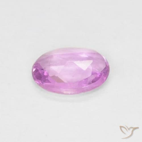 0.43ct Natural Pinkish Purple Sapphire, Oval Cut, 5.9x4.8 mm