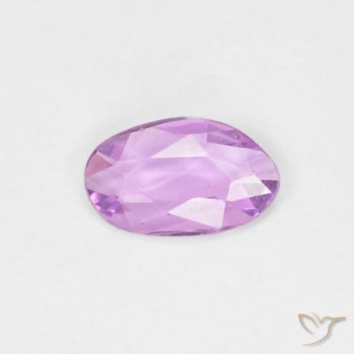 0.49ct Natural Purple-Pink Sapphire, Fancy Shape, 7x4.4 mm