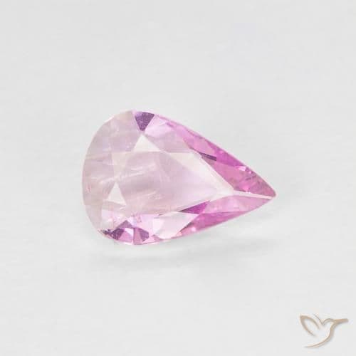 0.32ct Natural Medium Pink Sapphire, Pear Shape, 6.6x4.6 mm