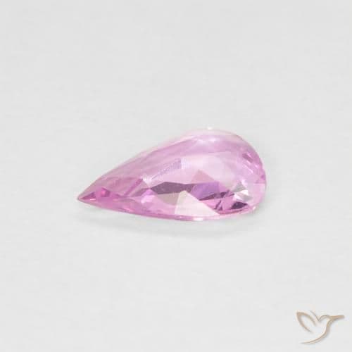 0.32ct Natural Medium Pink Sapphire, Pear Shape, 6.6x4.6 mm