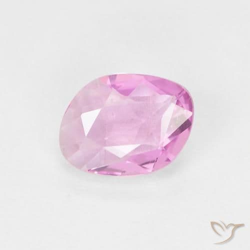 0.64ct Intense Pink Sapphire, Fancy Shape, 6.8x4.9 mm