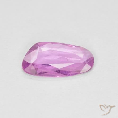 0.72ct Bright Pinkish Purple Sapphire, Fancy Shape, 8.7x4.8 mm