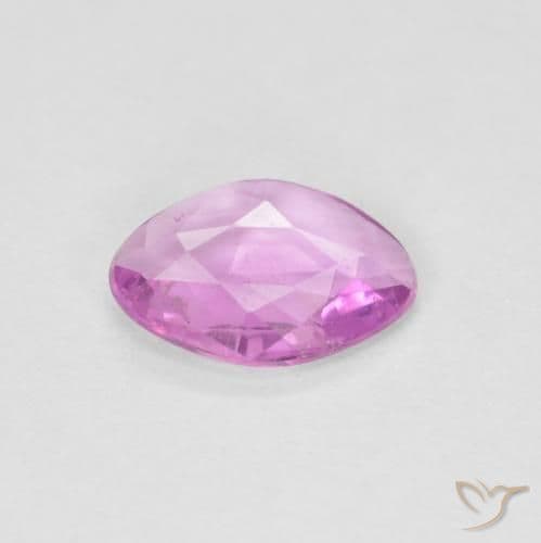 0.60ct Medium Purple Sapphire, Fancy Shape, 7.4x5.1 mm