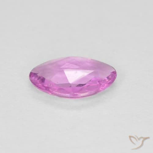 0.60ct Medium Purple Sapphire, Fancy Shape, 7.4x5.1 mm