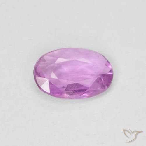 0.43ct Medium Light-Purple Sapphire, Oval Cut, 6x4.1 mm