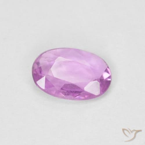 0.43ct Medium Light-Purple Sapphire, Oval Cut, 6x4.1 mm