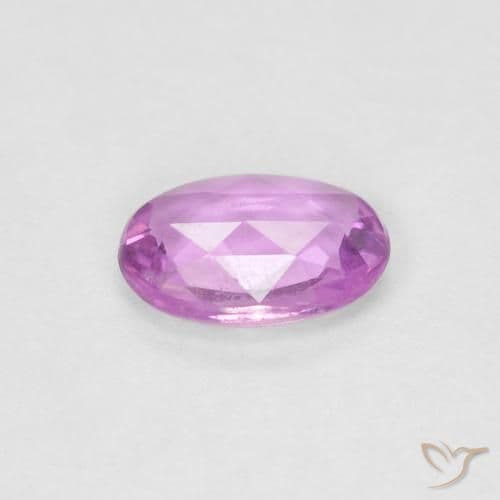 0.43ct Medium Light-Purple Sapphire, Oval Cut, 6x4.1 mm