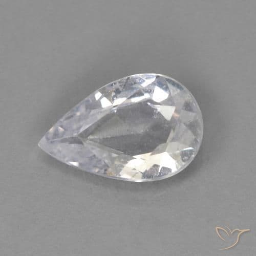 2.04ct Natural Light Blue Sapphire, Briolette, 4.5x2.9 mm