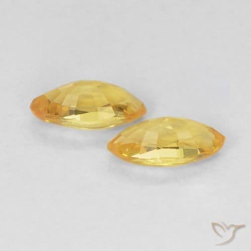 0.40ct Natural Tuscany Yellow Sapphire, Marquise, 4.9x2.5 mm