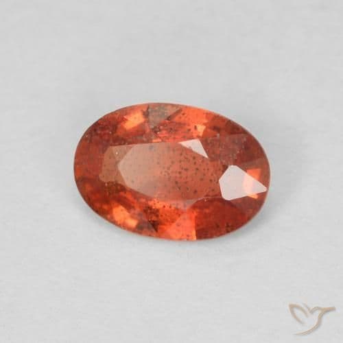 0.46ct Natural Intense Red Sapphire, Oval Cut, 6x4.1 mm
