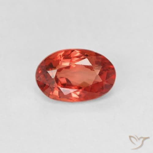 0.56ct Natural Medium Red Sapphire, Oval Cut, 5.9x3.9 mm