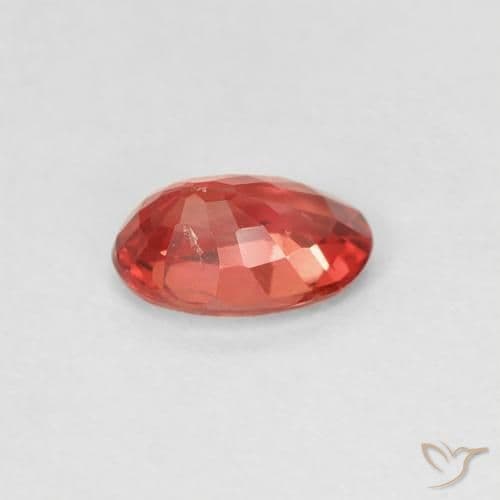 0.56ct Natural Medium Red Sapphire, Oval Cut, 5.9x3.9 mm