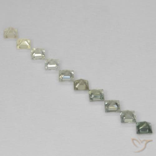 1.07ct Natural Multicolor Sapphire, Square, 2.5x2.4 mm