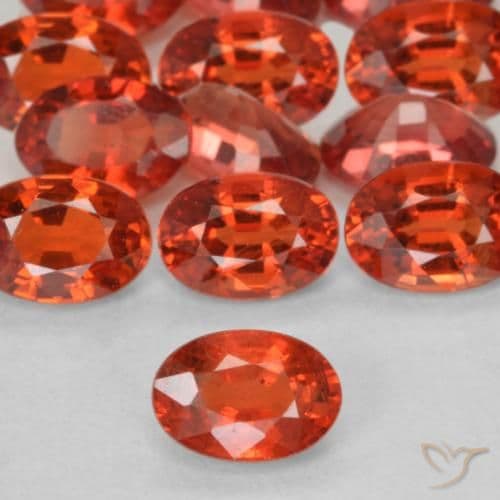 0.65ct Natural Intense Red Sapphire, Oval Cut, 6.1x4.1 mm