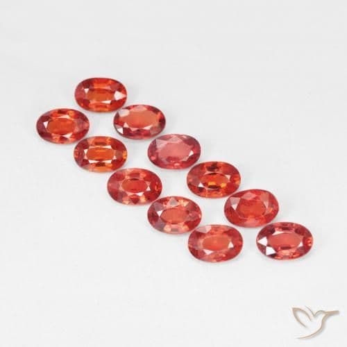 0.63ct Natural Intense Red Sapphire, Oval Cut, 6.1x4.1 mm