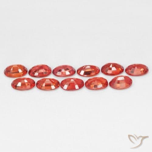 0.63ct Natural Intense Red Sapphire, Oval Cut, 6.1x4.1 mm