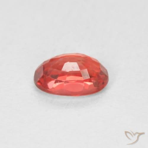 0.59ct Bright Crimson Red Sapphire, Oval Cut, 5.8x3.8 mm