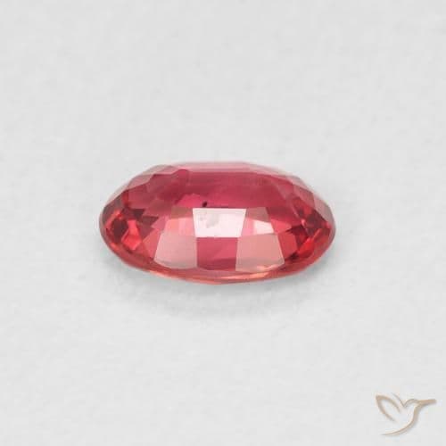 0.57ct Natural Medium Red Sapphire, Oval Cut, 5.9x4.1 mm