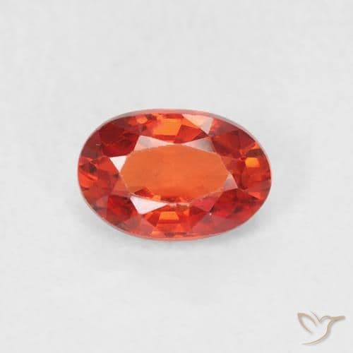 0.70ct Natural Medium Red Sapphire, Oval Cut, 6.2x4.2 mm