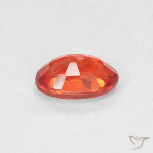 0.70ct Natural Medium Red Sapphire, Oval Cut, 6.2x4.2 mm