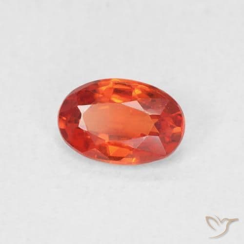 0.64ct Natural Medium Red Sapphire, Oval Cut, 6.1x4.1 mm