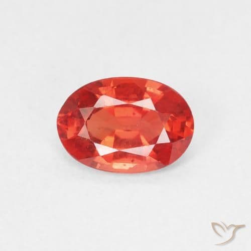 0.54ct Natural Medium Red Sapphire, Oval Cut, 5.8x4.1 mm