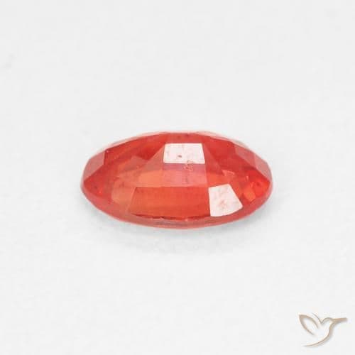 0.54ct Natural Medium Red Sapphire, Oval Cut, 5.8x4.1 mm