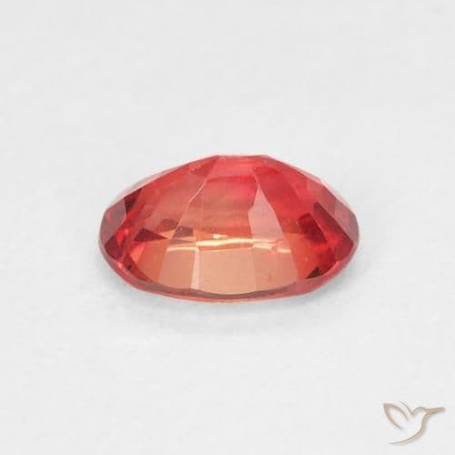 0.73ct Natural Intense Red Sapphire, Oval Cut, 6.2x4.2 mm