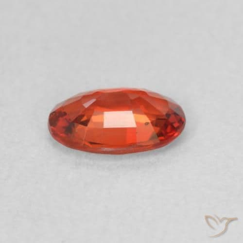 0.52ct Natural Medium Red Sapphire, Oval Cut, 6.2x4.2 mm