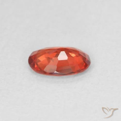0.48ct Natural Medium Red Sapphire, Oval Cut, 5.8x4.1 mm