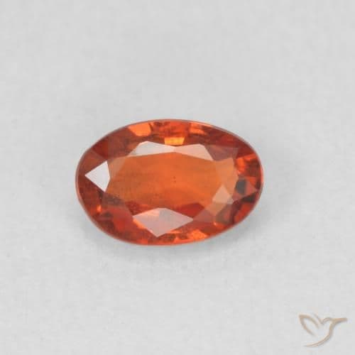 0.63ct Natural Medium Red Sapphire, Oval Cut, 5.9x4 mm
