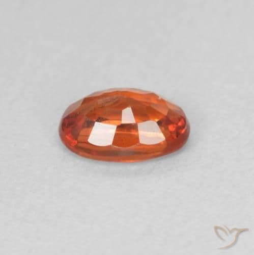 0.63ct Natural Medium Red Sapphire, Oval Cut, 5.9x4 mm