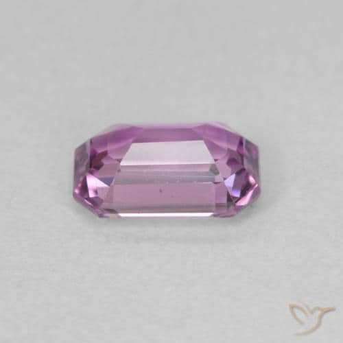 0.69ct Medium Purple Sapphire, Emerald Cut, 6.1x4.1 mm